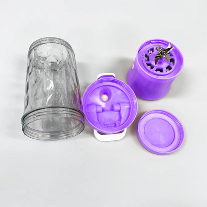 Eletric Crusher Juicer With Multicolor Light 8 Blades (600 Ml  Multicolor) - Zidbik