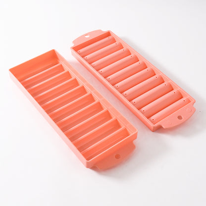 Compact Plastic Ice Stick Tray (2 Pc) - Zidbik
