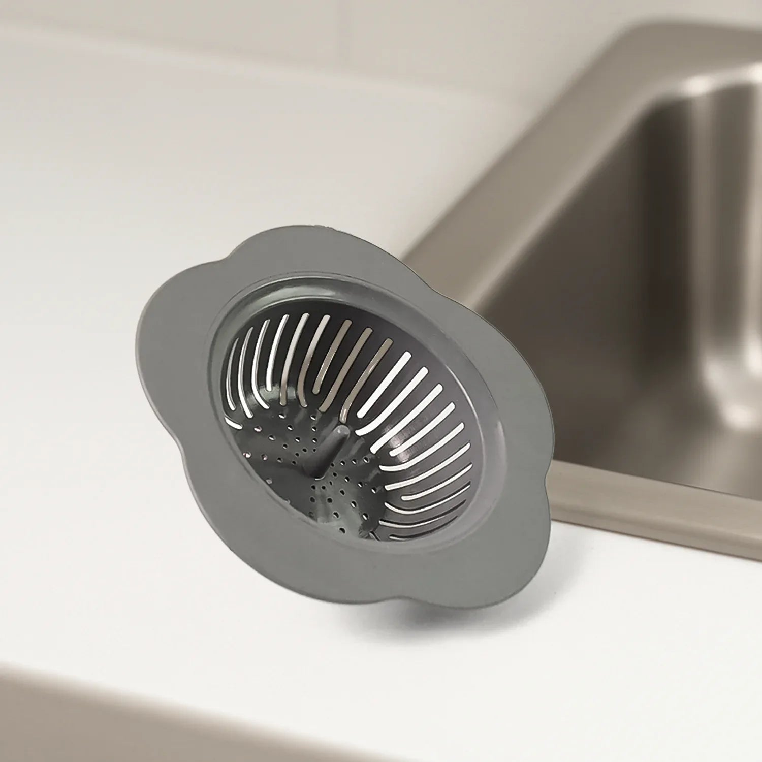 1 Pc Durable Plastic Sink Strainer (1 Pc) - Zidbik