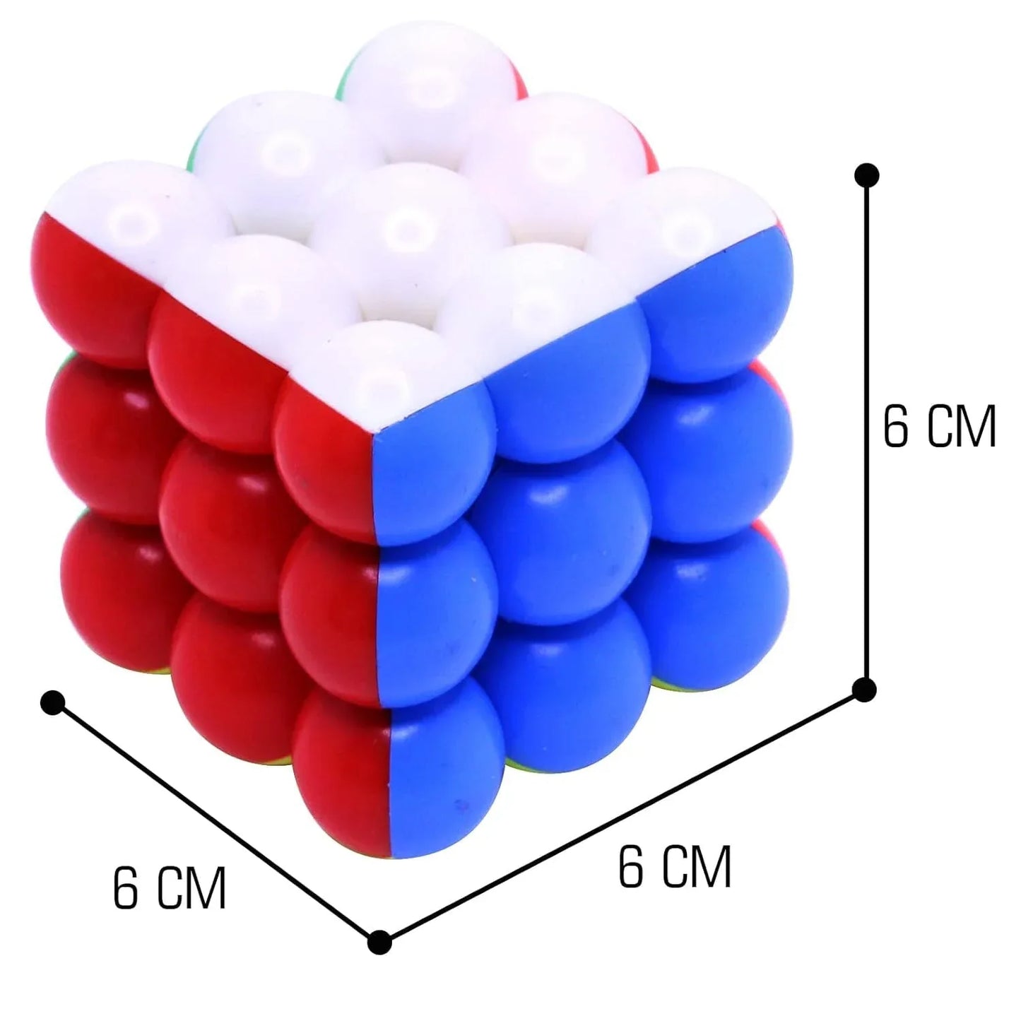 Speed Ball Cube Toy Colorful Puzzle Cube - Zidbik