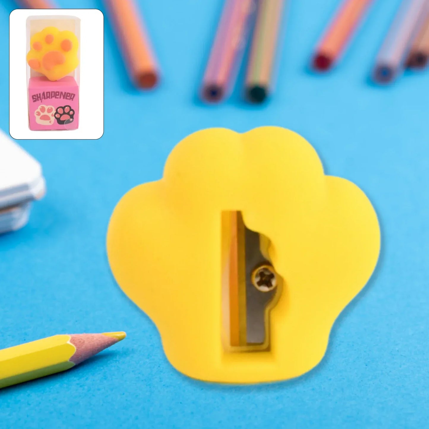 2 In 1 Pencil Sharpener Eraser For Kids Fancy Sharpeners - Zidbik