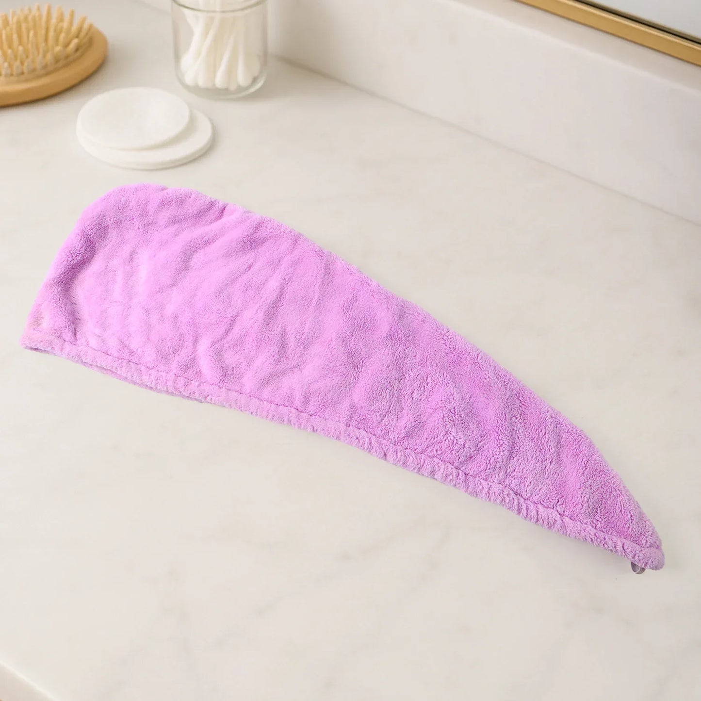 1408 Quick Turban Hair-drying Absorbent Microfiber Toweldry Shower Caps - Zidbik