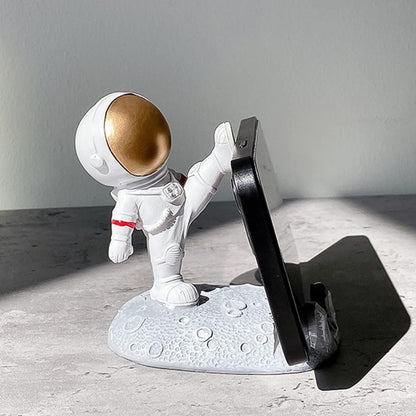 Mobile Holder Astronaut Phone Stand Planet Creative Fun 3d Design (1 Pc) - Zidbik