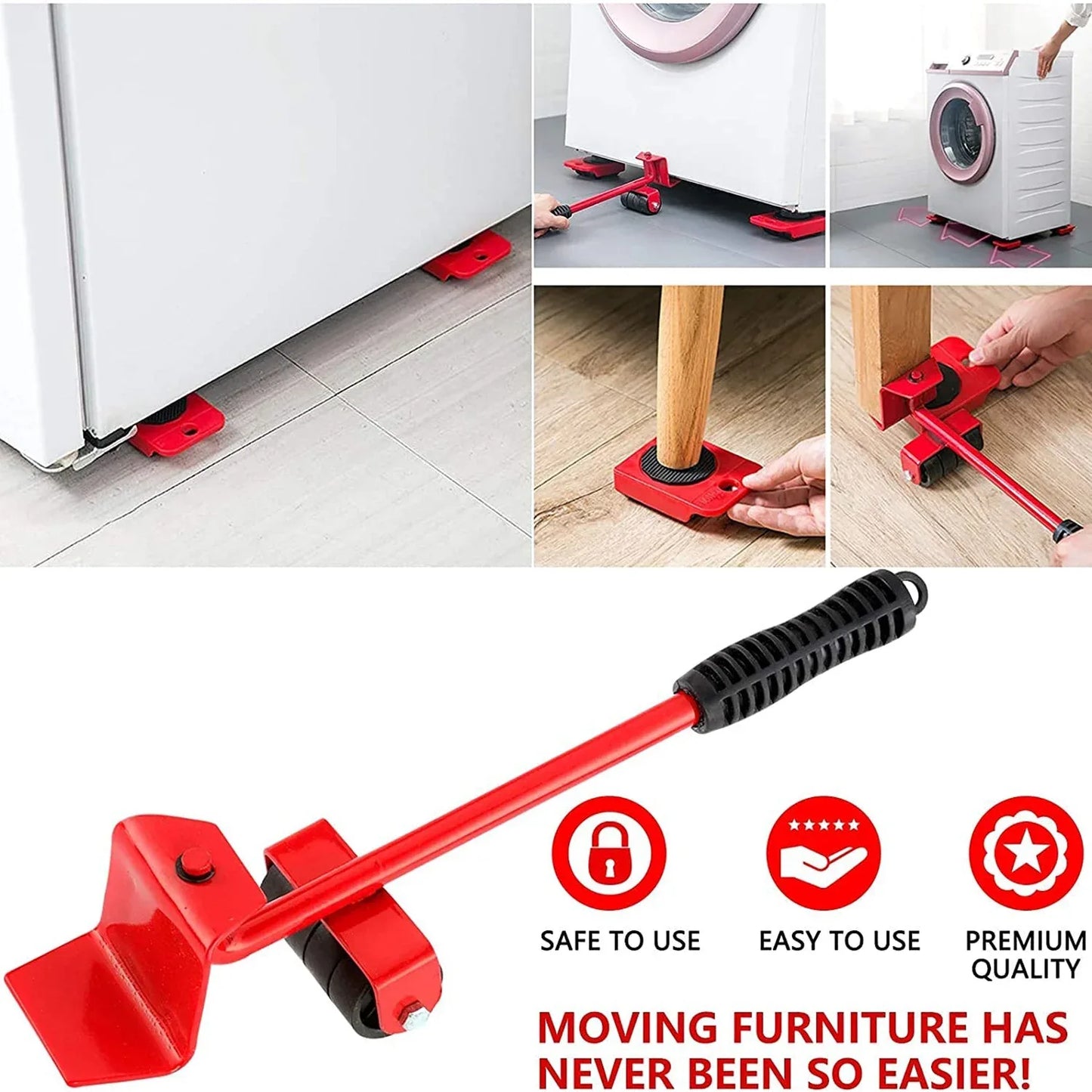 1619c Heavy Furniture Lifter And Furniture Shifting Tool - Zidbik