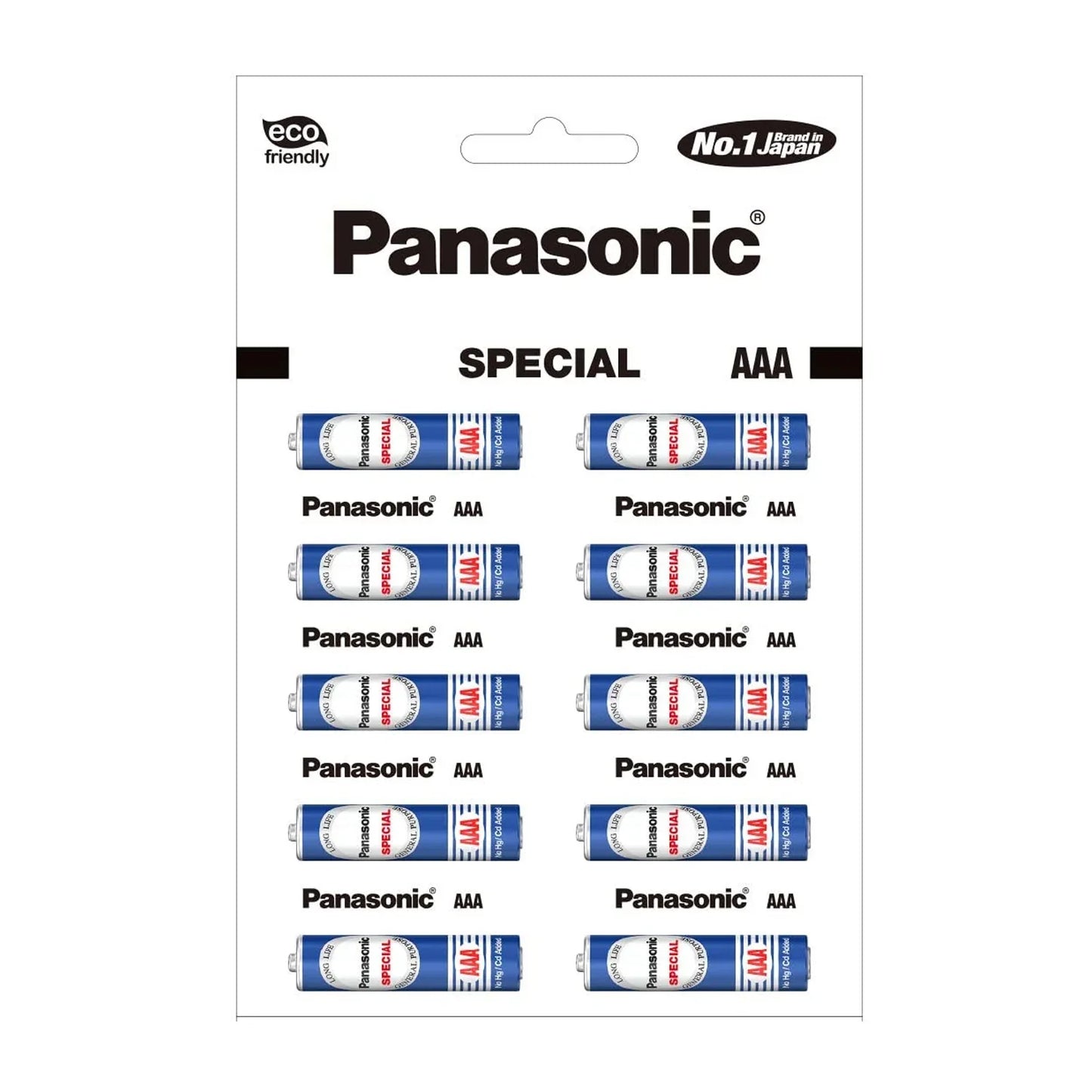 Panasonic Special Aaa Eco Friendly Battery (10 Pcs Set) - Zidbik