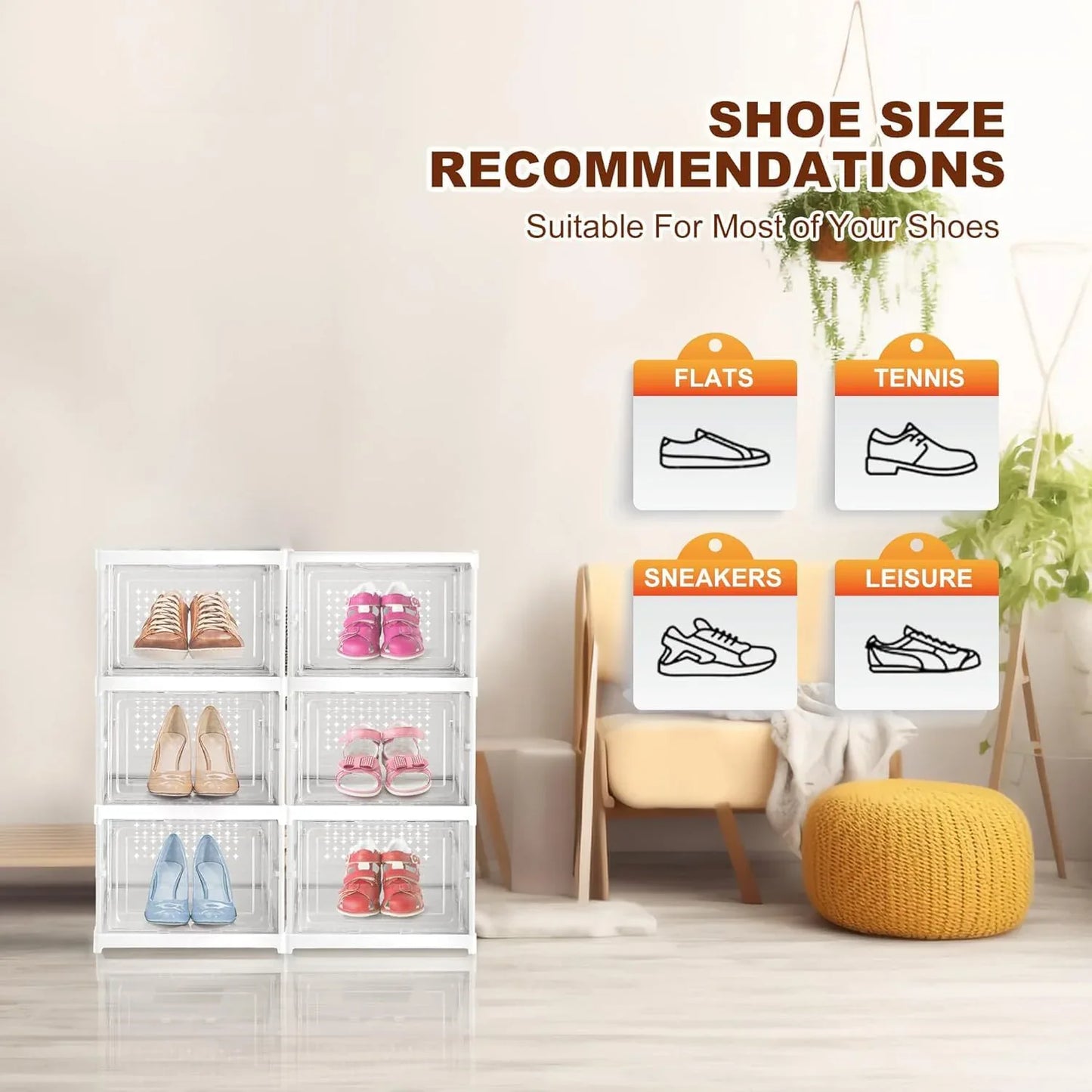 Stackable Multifunctional Storage For Clothes Foldable Drawer Shelf Basket Utility Cart Rack Storage Organizer Cart For Kitchen Pantry Closet Bedroom Bathroom Laundry (3 Layer 1 Pc) - Zidbik