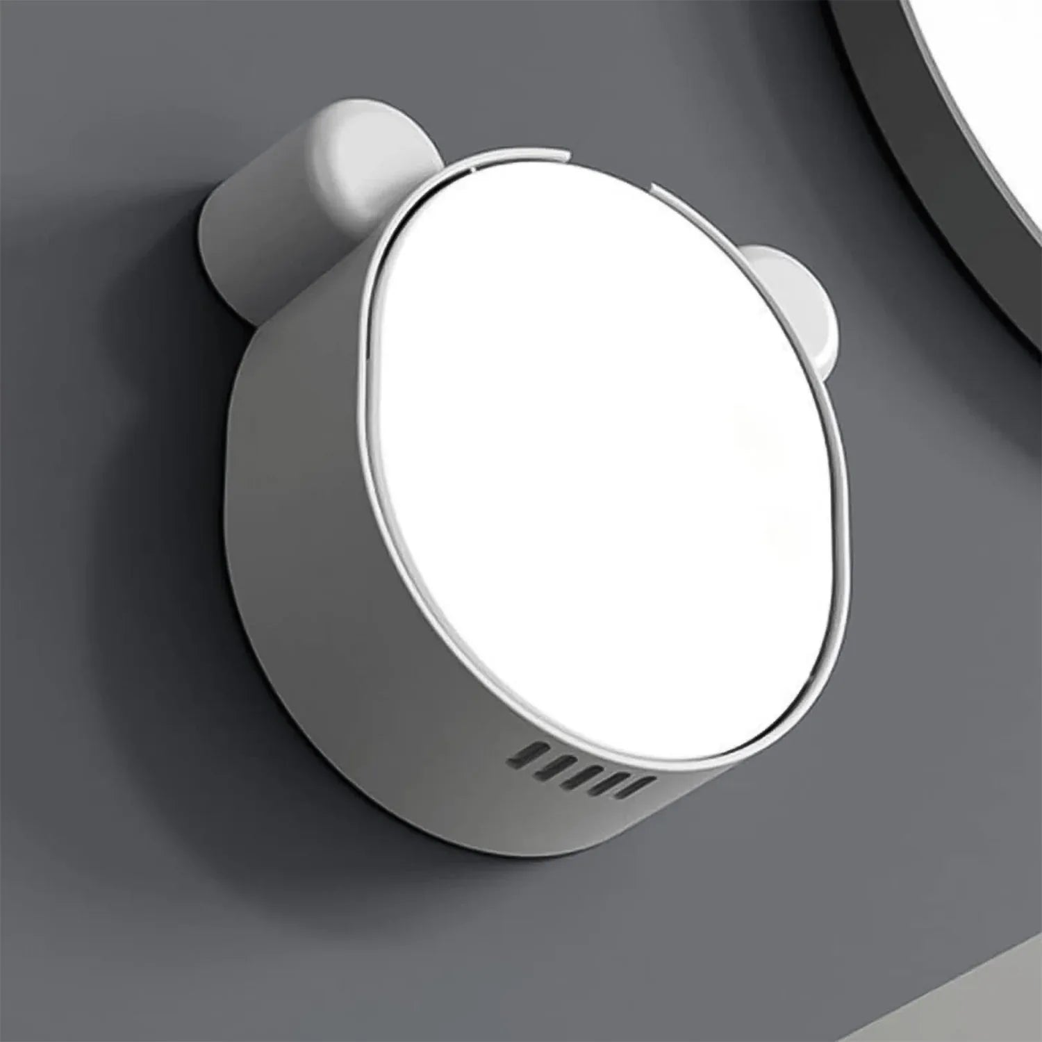 Plastic Cute Panda Soap Box Wall Mounted Flip-top Drain Soap Case (1 Pc) - Zidbik