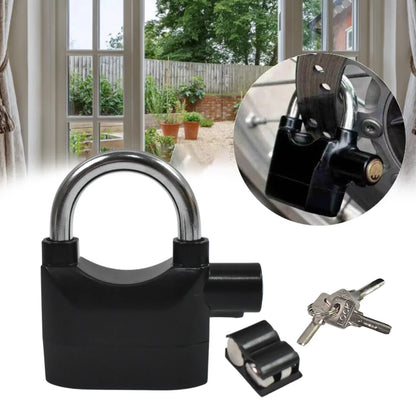 Plastic Body Waterproof Siren Alarm Smart Alarm Lock 3 Keys (1 Set) - Zidbik