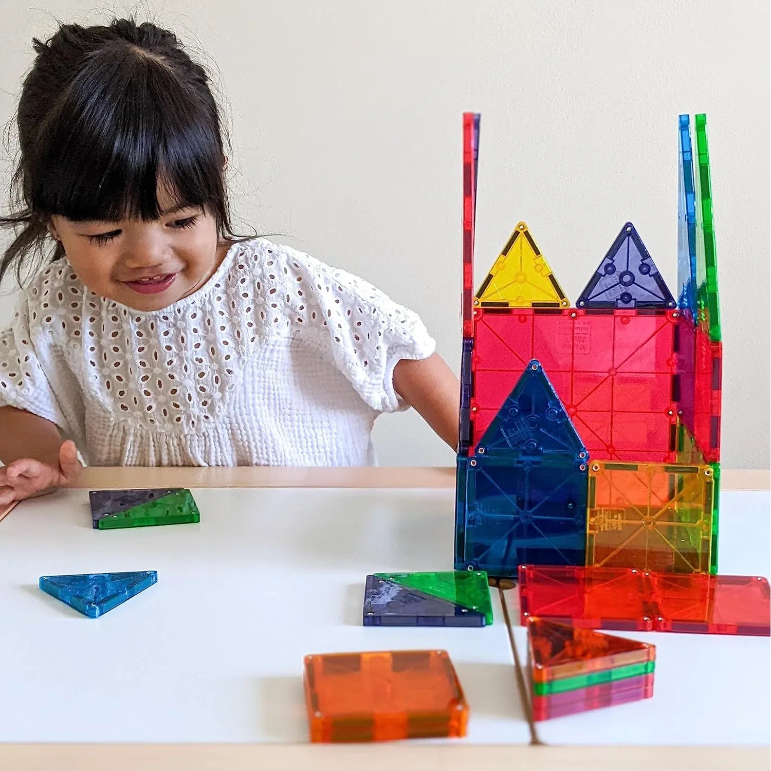 Magnetic Building Tiles - (32pc Set) - Zidbik
