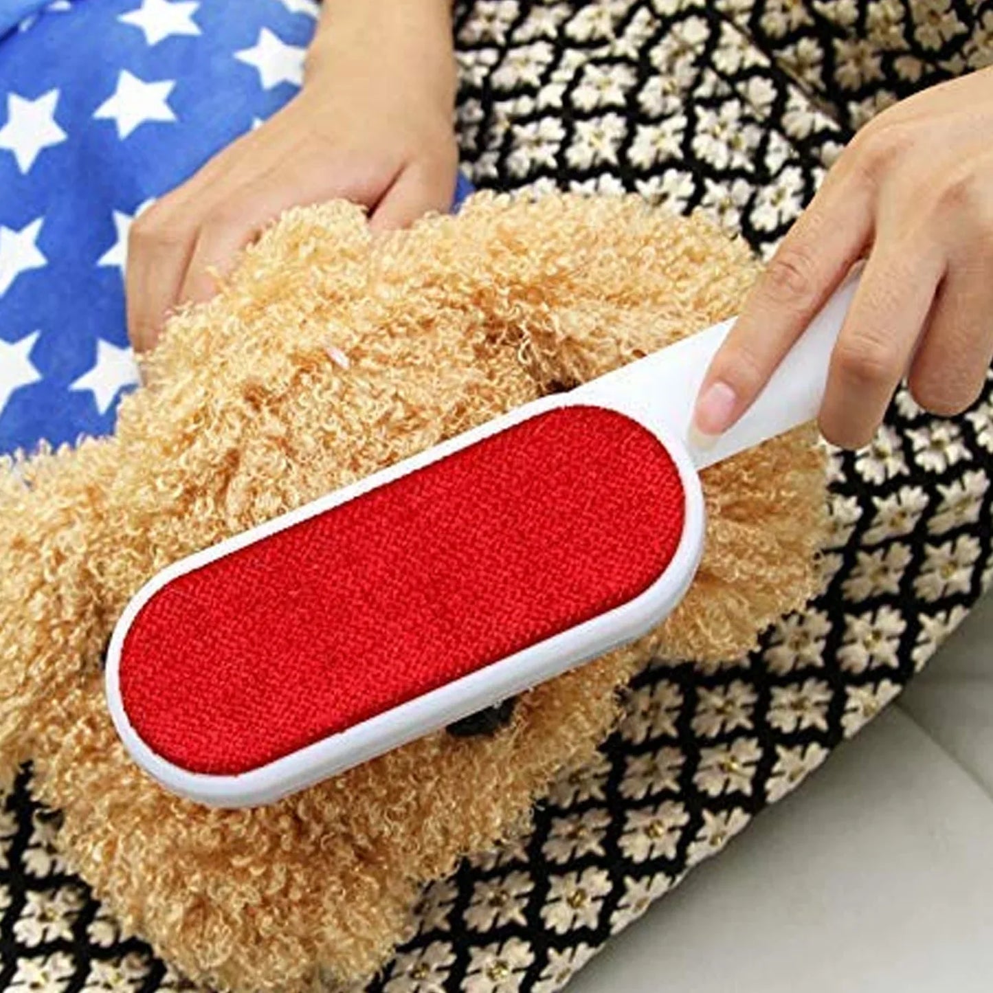 6196 Pet Hair Remover Multi-purpose Double Sided Self-cleaning And Reusable Pet Fur Remover - Zidbik