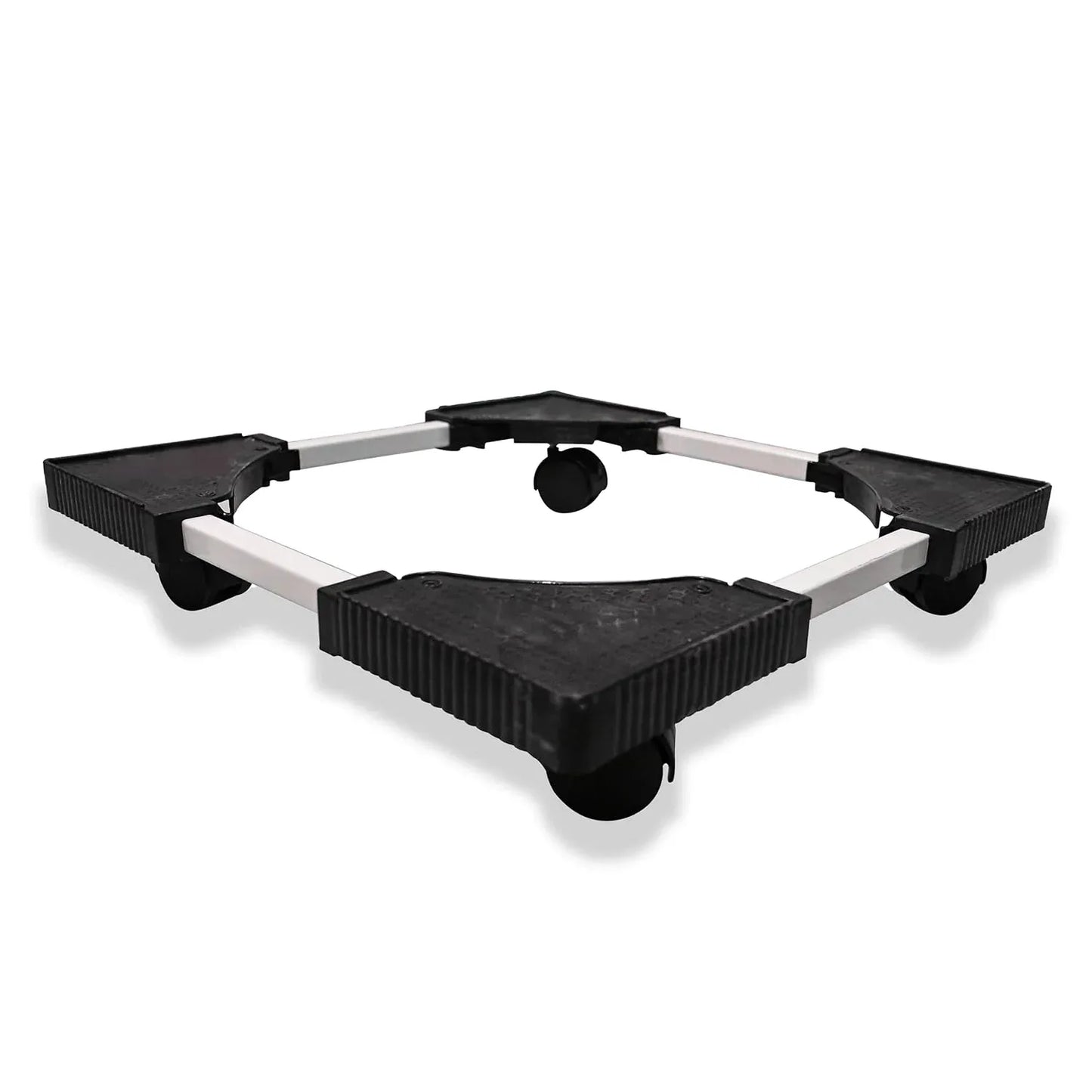 Adjustable Heavy-duty Fridge And Washing Machine Stand Base Trolley 50x50 Cm - Zidbik