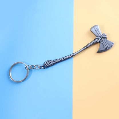 Premium Metal Axe Keychain (1 Pc) - Zidbik