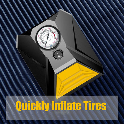 1641 Car Tyre Inflator Rapid Mini Portable Air Compressor Pump - Zidbik