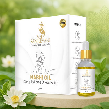 Ved Sanjeevani Nabhi Oil Sleep Inducing Stress Relief (30ml  1 Pc) - Zidbik