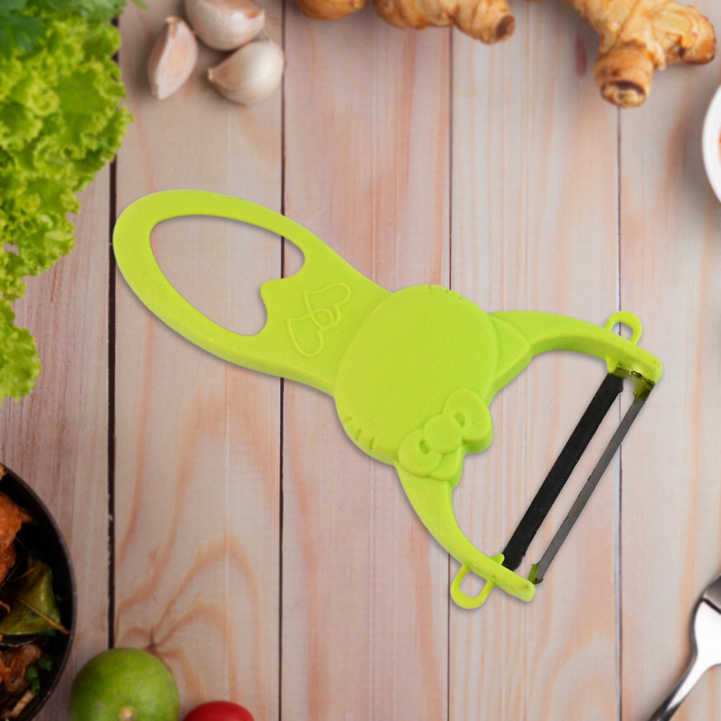 4-piece Kitchen Cutting Set Scissors Peeler Grater  Slicer And Knife - Zidbik