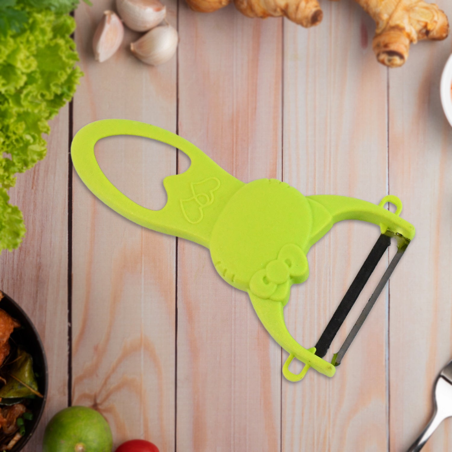 4-piece Kitchen Cutting Set Scissors Peeler Grater  Slicer And Knife - Zidbik