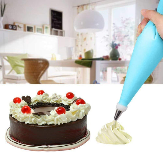 0805 Cake Decorating Nozzle With Piping Bag Stainless Steel Piping Cream Frosting Nozzles - Zidbik