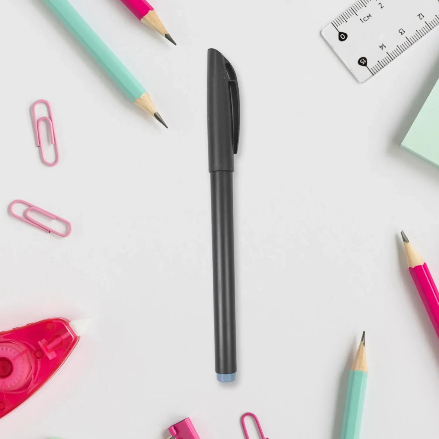 Writing Black Gel Pen For School Stationery Gift For Kids (8 Pcs Set) - Zidbik
