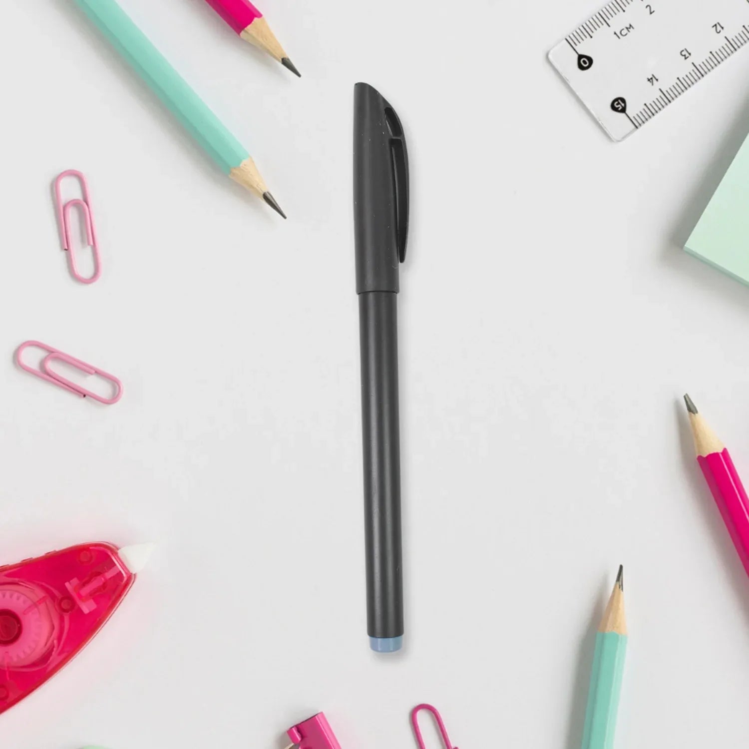 Writing Black Gel Pen For School Stationery Gift For Kids (8 Pcs Set) - Zidbik