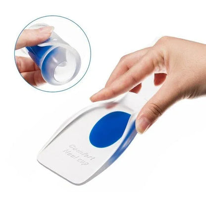 1413 Gel Heel Cups Silicon Heel Pad For Heel Ankle Pain - Zidbik