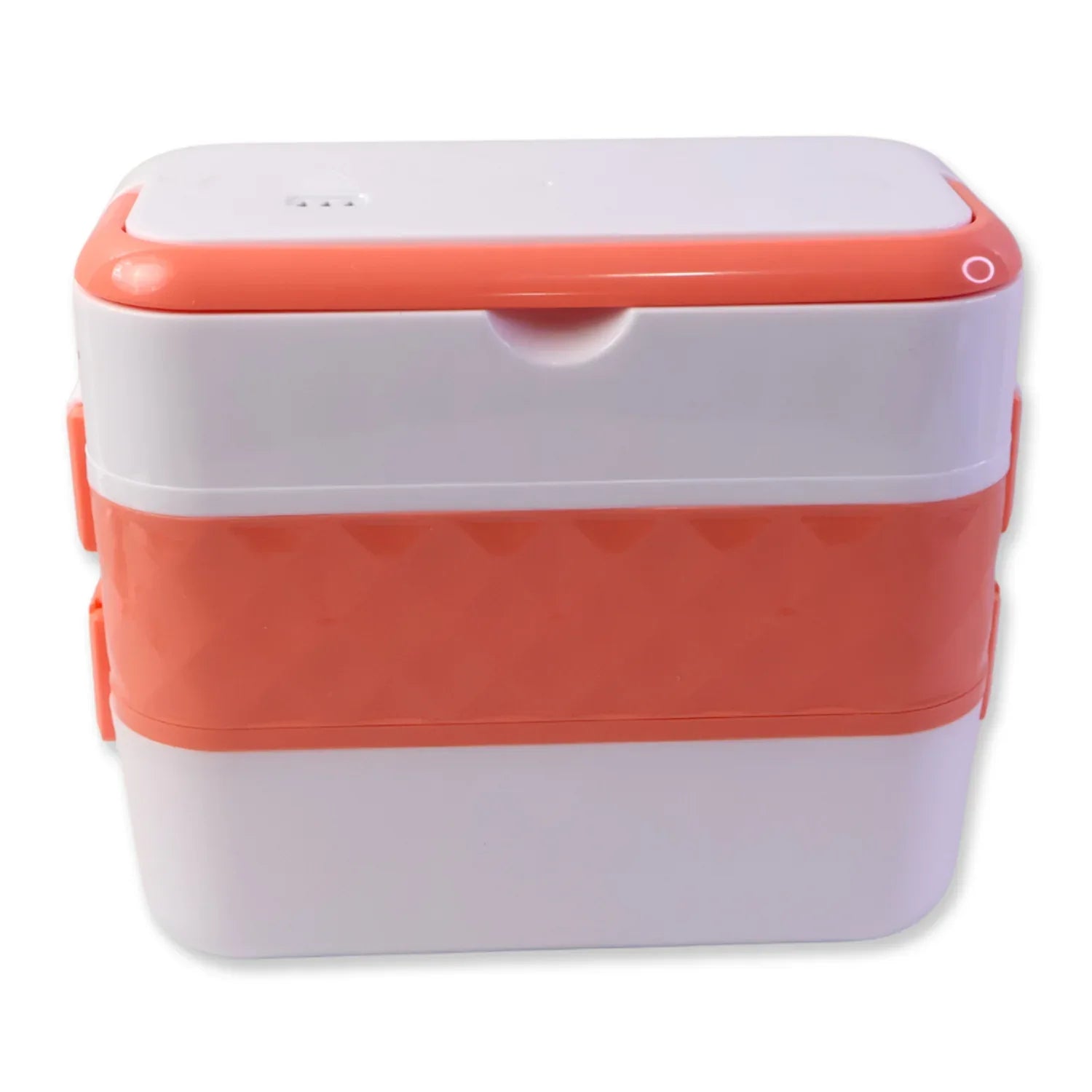 Electric Heated Lunch Box With Stainless Steel Inner Containers (1 Set) - Zidbik