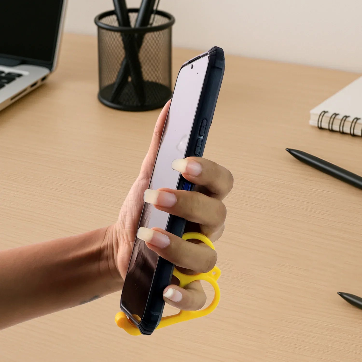 Plastic Hand Mobile Stand (Mix Color 50 Pc) - Zidbik