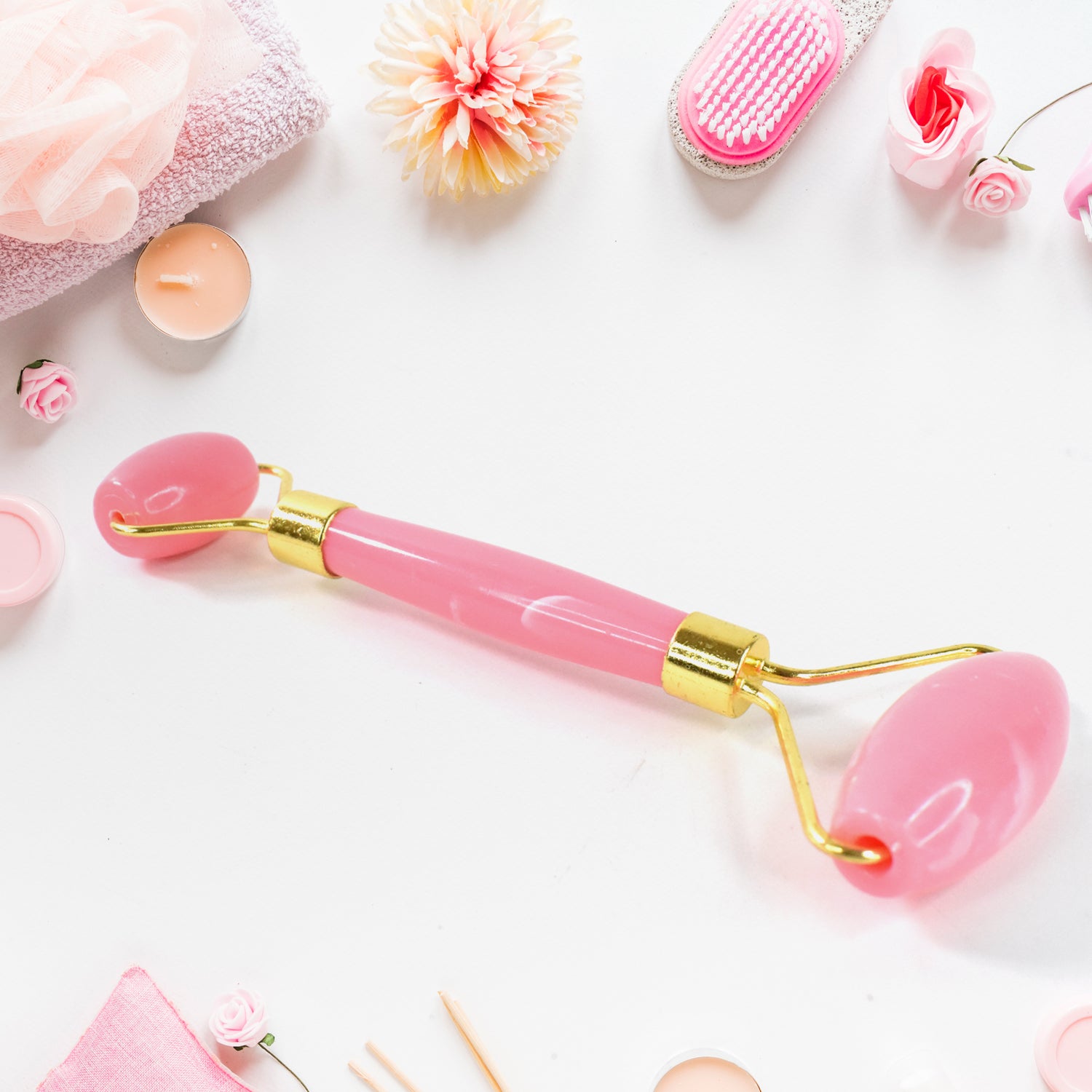 Double Ended Smooth Facial Massage Rollers (1 Pc  Mix Color) - Zidbik