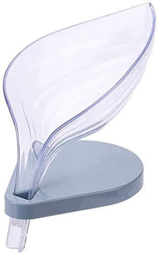 1097 Leaf Shape Soap Box Self Draining Bathroom Soap Holder - Zidbik