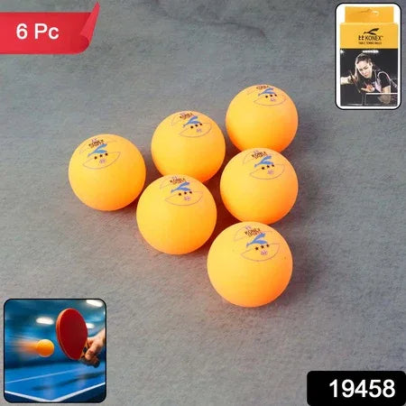 Professional Table Tennis Balls (6 Pc) - Zidbik