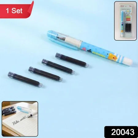 Cute Cartoon Liquid Ink Pen Set - Zidbik