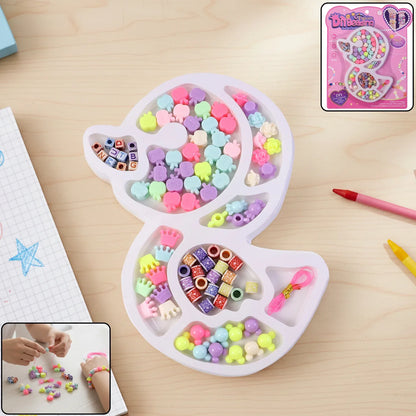 Diy Kids Beading Jewelry Making Craft Kit (1 Set) - Zidbik