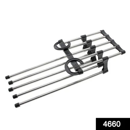 4660 Adjustable Trouser Pants Hanger Organizer - Zidbik