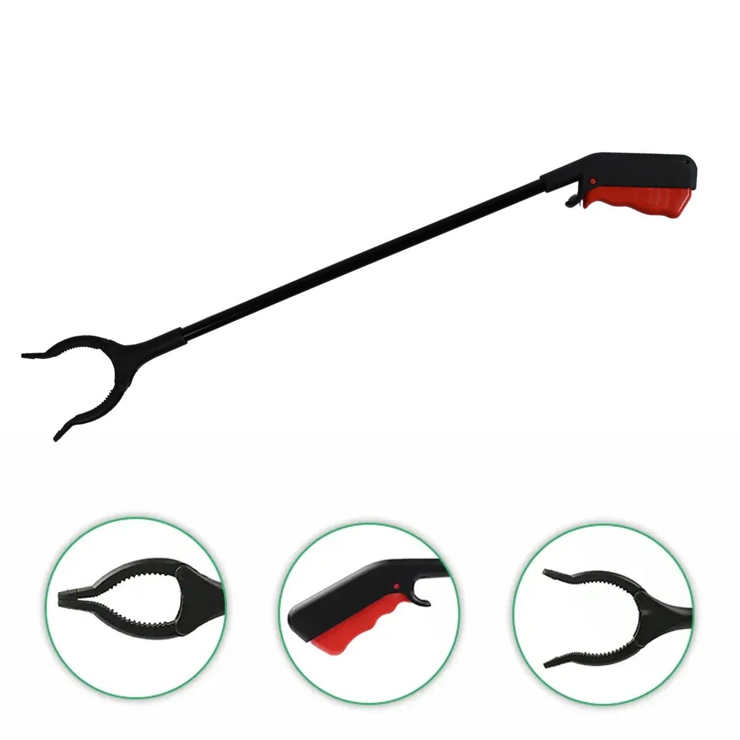 7514 Extra Long Pickup Aid Trash Picker Upper Rotating Hand Heavy Duty Grip Arm - Reaching Assist For Litter Elderly Garden Disabled Handicap Arm - Zidbik