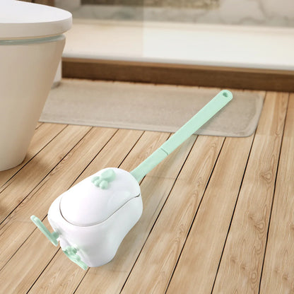 Flexible Silicone Toilet Cleaning Brush Set - Zidbik