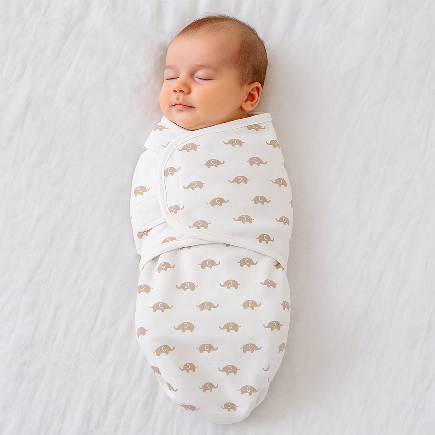 Soft Cotton Adjustable Baby Swaddle Wrap For Newborns (1 Pc) - Zidbik