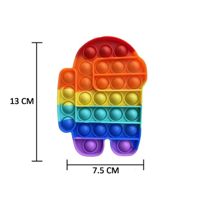 4818 Among Us Fidget Toy Used By Kids Childrens And Even Adults For Playing And Entertaining Purposes Etc. - Zidbik