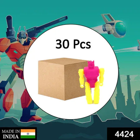 4424 30pc Small Robot Toy For Kids - Zidbik