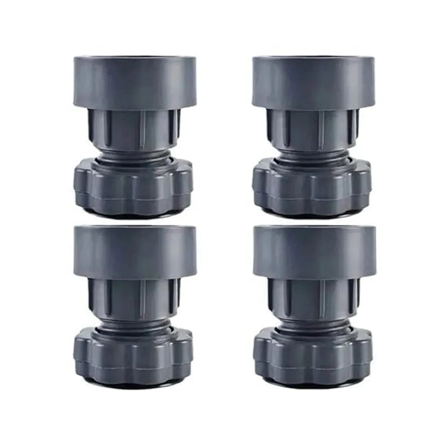 17851 Plastic Washing Machine Vibration Feet Pad Adjustable Highly Non-slip Support Anti Vibration Pads Walk Pads Shock Absorber Noise Cancelling Furniture Lifting Base (4 Pcs Set) - Zidbik