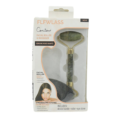 0318 Gua Sha Stone And Anti Aging Jade Roller Massager For Face Massage Natural Face Skincare Massager  Face Roller Massager For Women  Face Shaper Jade Roller And Gua Sha Set For Glowing Skin - Zidbik