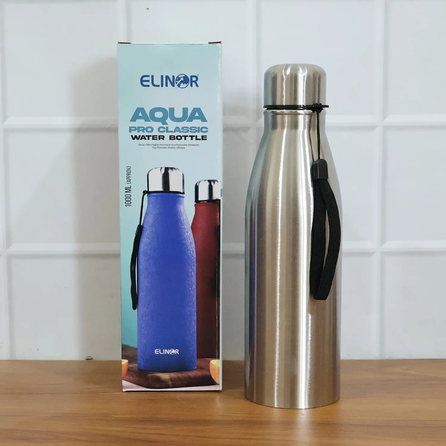 1000 Ml Stainless-steel Water Bottle (1 Pc) - Zidbik