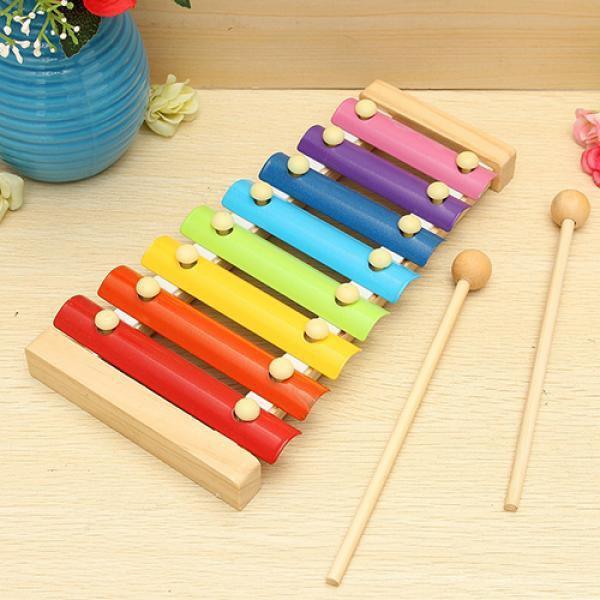 1912 Wooden Xylophone Musical Toy For Children (Multicolor) - Zidbik