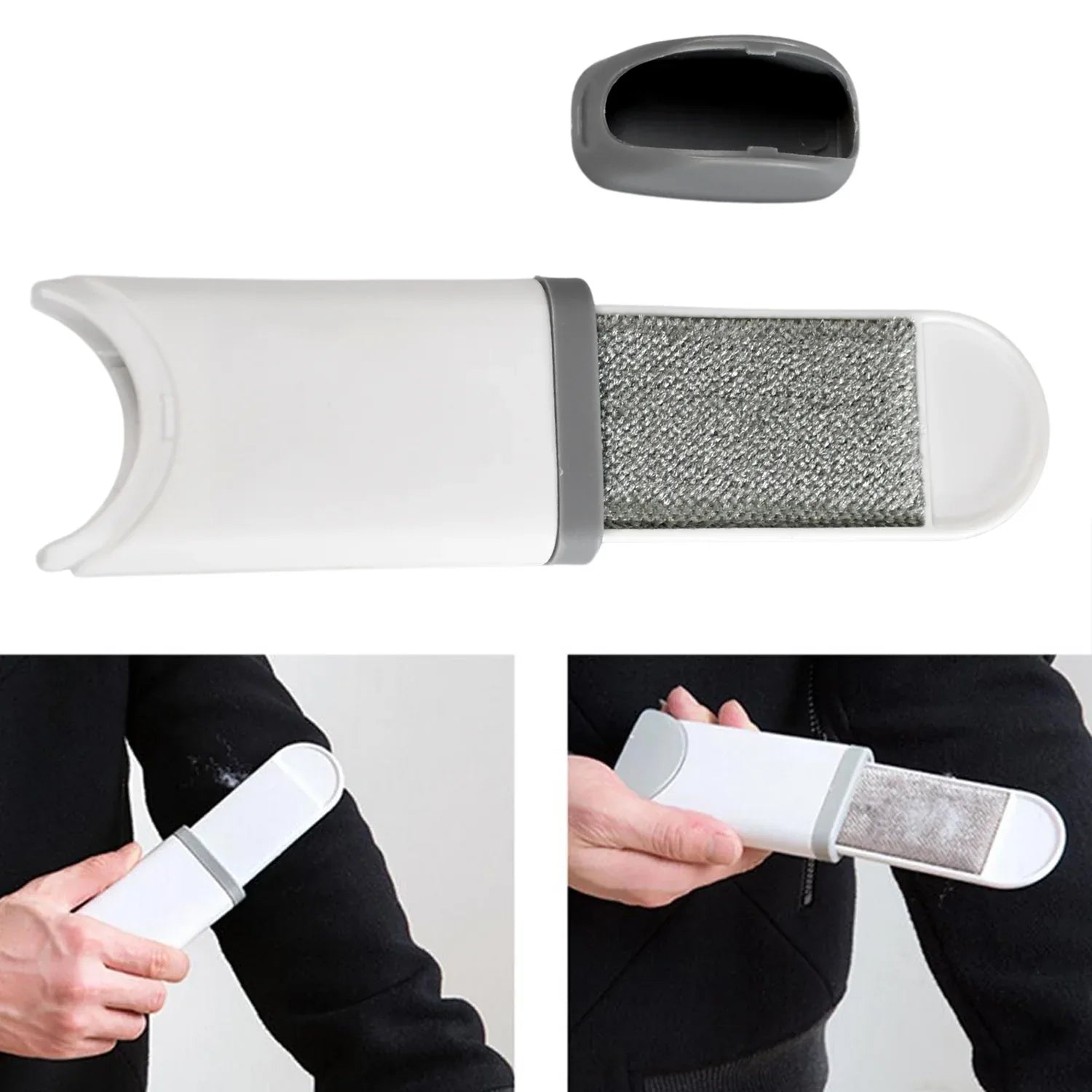 1297 Magic Lint Remover Clothes Lint Roller Reusable Hair Cleaning Static Dust Brush Household Coat Pet Fur Remover Brushes Double Sided Electrostatic Hair Bush - Zidbik