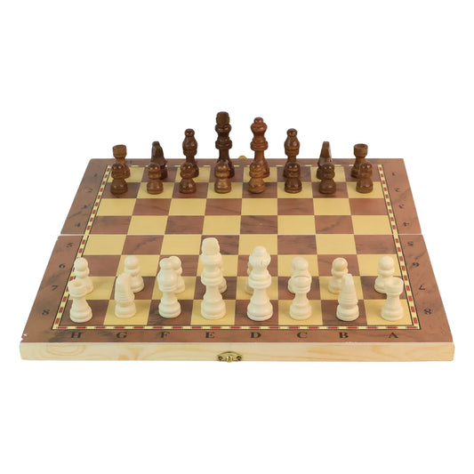 Foldable Wooden Chess Board Set (30 30 Cm 1 Set) - Zidbik