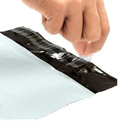 905 Tamper Proof Courier Bags(12x14 Plain 180 Pod M1) - 100 Pcs - Zidbik