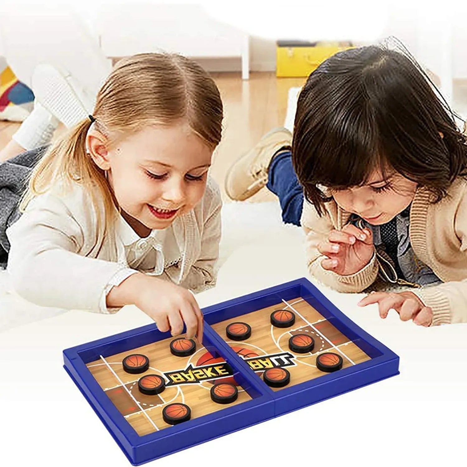 17632 Fast Sling Basketball Puck Game Paced Table Desktop Battle Ice Hockey Game For Adults And Kids Parent-child Winner Board Games Interactive Toy Desktop Table Game17632_desktop_basketball_puck_game - Zidbik