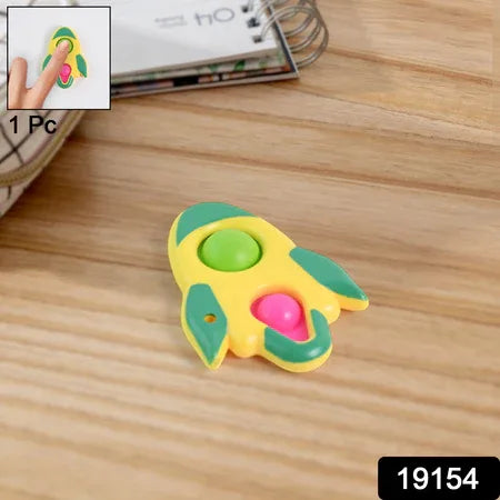 Rocket Shaped Dimple Keychain Toy (1 Pc) - Zidbik