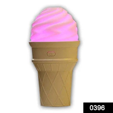 0396 Ice Cream Design Led Humidifier For Freshening Air Fragrance (Multicoloured) - Zidbik