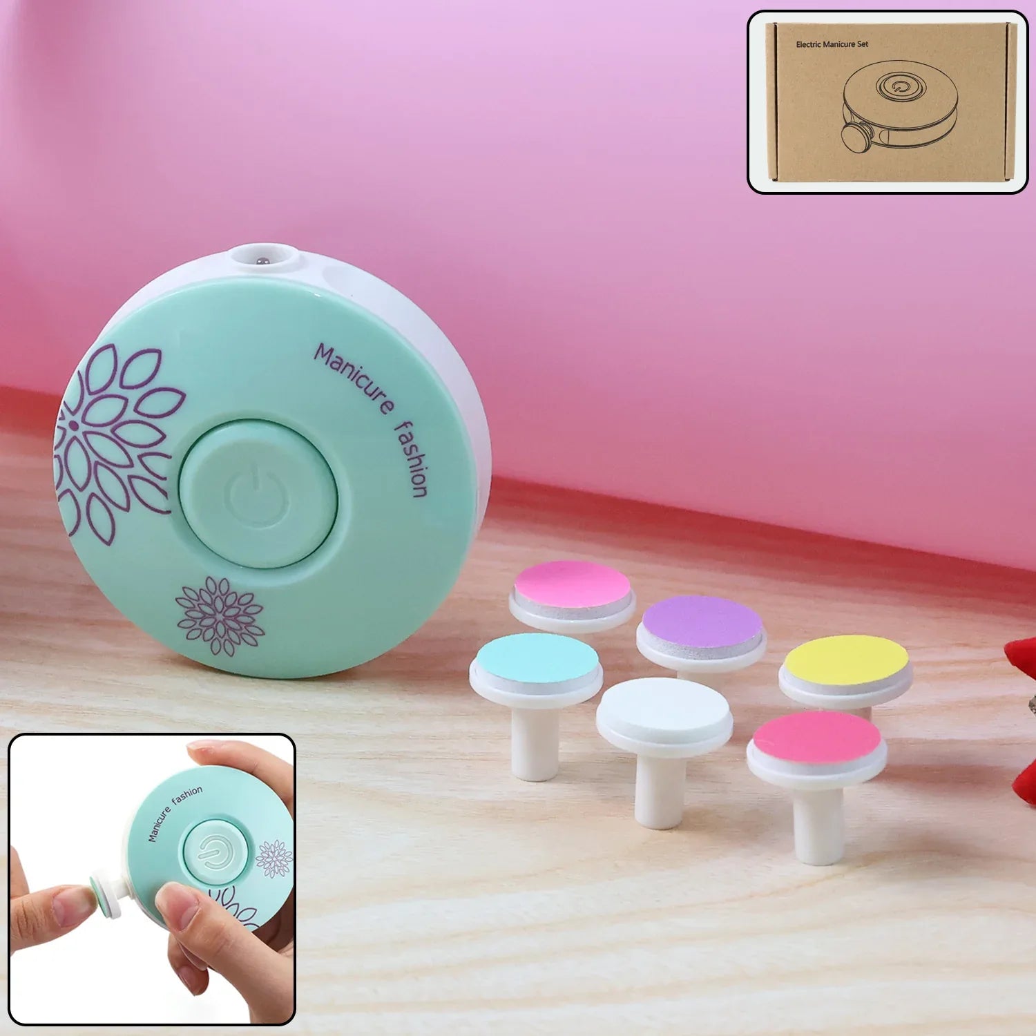 Baby Electric Manicure Nail Care Set - Zidbik