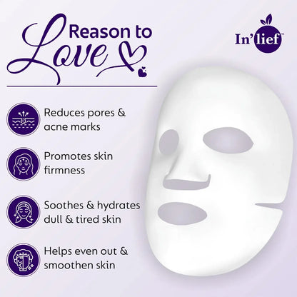Inlief Salicylic Acid 1 Clarifying Pore-refining Facial Sheet Mask (1 Pc) - Zidbik