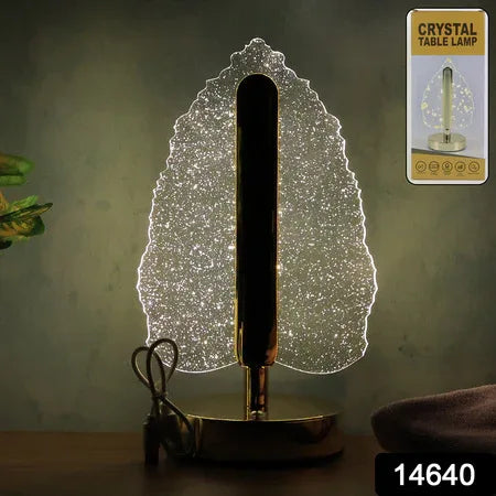 Premium Led Crystal Table Lamp With Usb Power - Zidbik